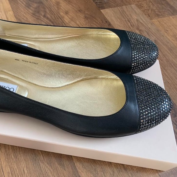 🆕 Jimmy Choo Crystal Flats - Picture 11 of 14